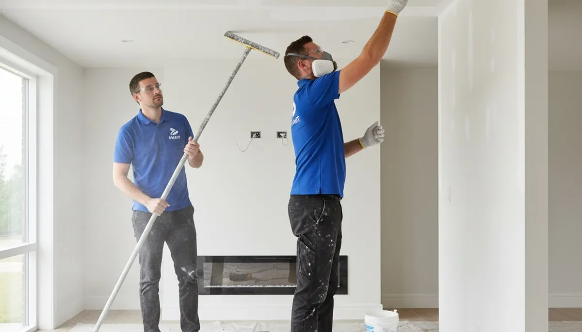 Professional drywall repair in Milwaukee WI restoring damaged walls for smooth, paint-ready surfaces