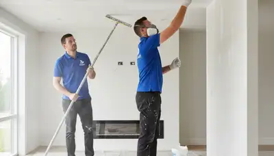 Professional drywall repair in Milwaukee WI restoring damaged walls for smooth, paint-ready surfaces
