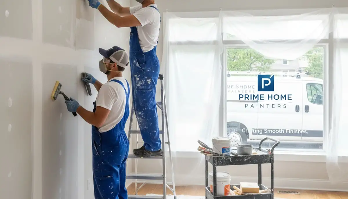 Professional drywall repair and wall restoration in Milwaukee, WI homes by expert local painters