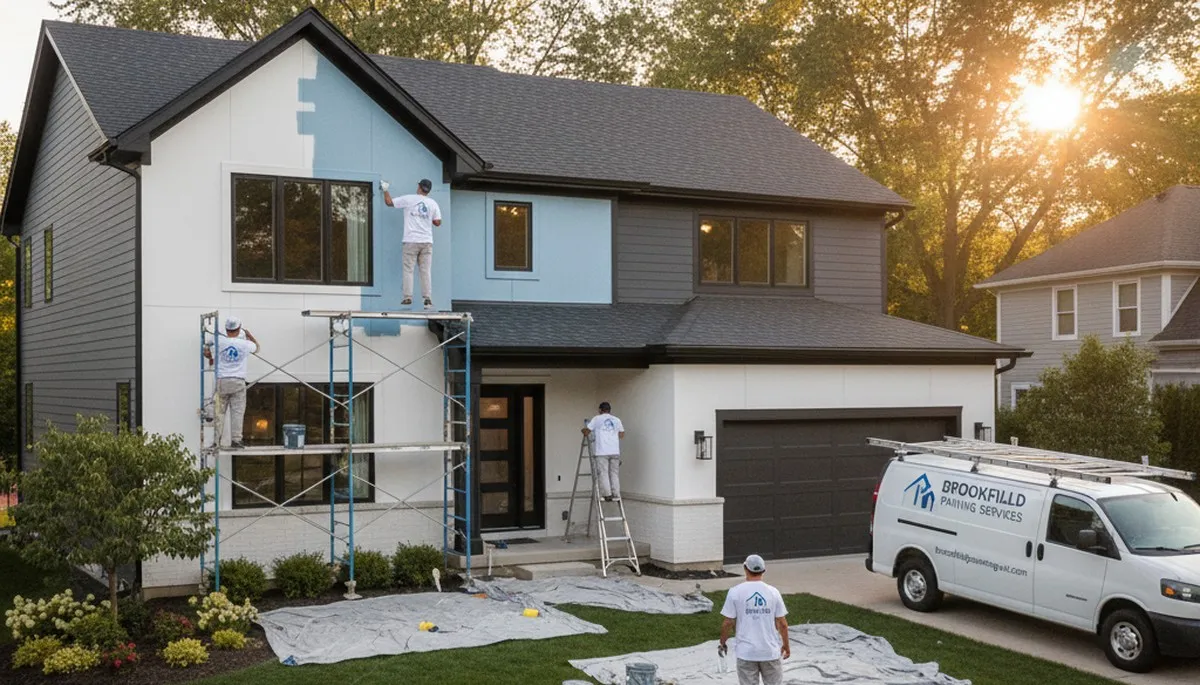 Professional house painters in Milwaukee WI providing expert exterior home painting services