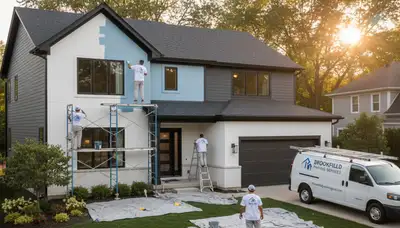Professional house painters in Milwaukee WI providing expert exterior home painting services