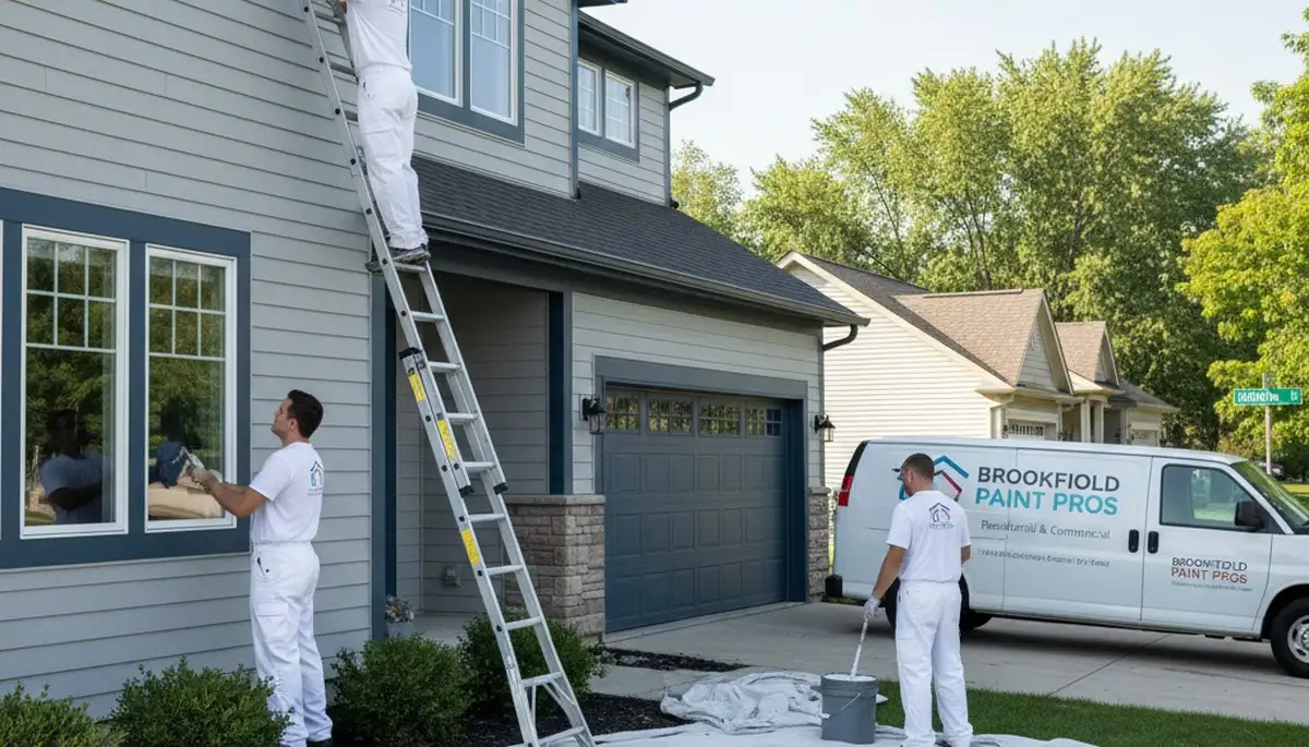 Professional house painters in Milwaukee WI providing expert residential exterior painting services