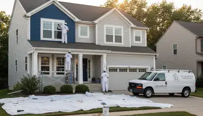 Milwaukee, WI house painters providing professional interior and exterior painting services