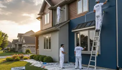 Professional house painters in Milwaukee WI providing expert exterior home painting services