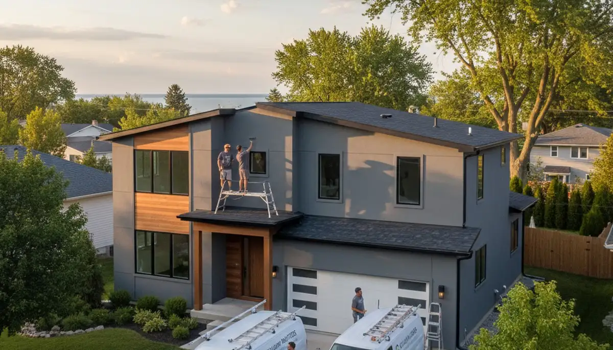 Professional house painters in Milwaukee WI providing expert exterior home painting services