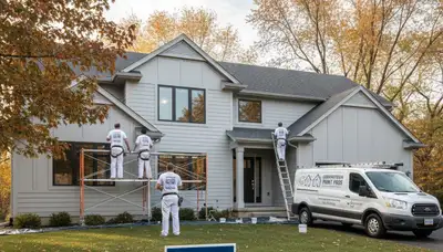 Milwaukee, WI house painters providing professional interior and exterior painting services
