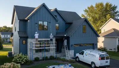 Professional house painters in Milwaukee WI providing expert exterior and interior painting services