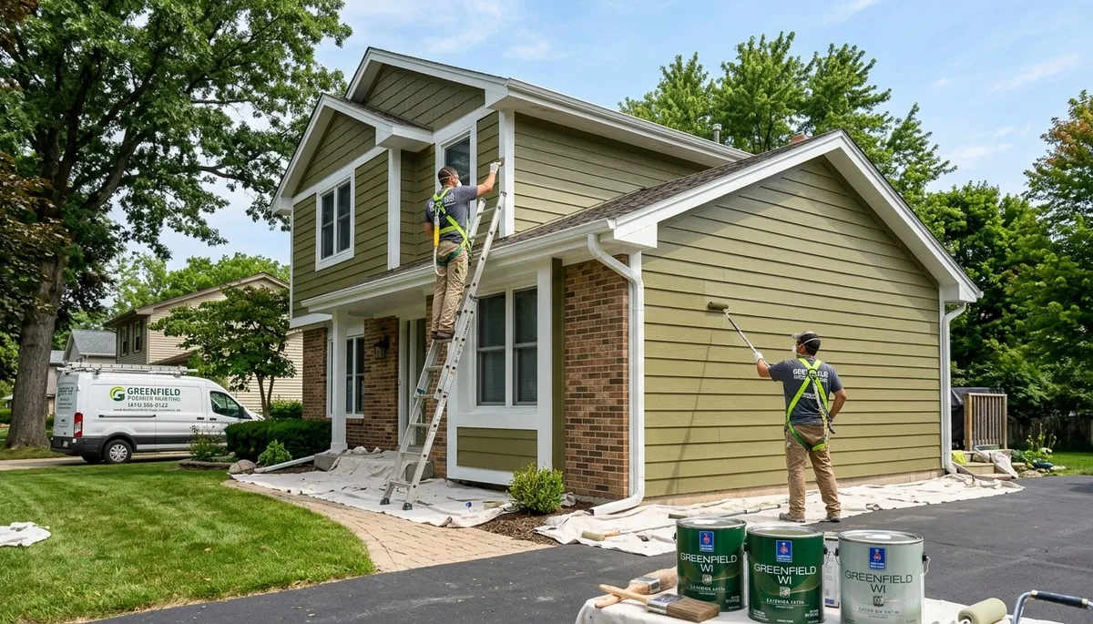 Professional house painters in Milwaukee WI providing expert exterior home painting services
