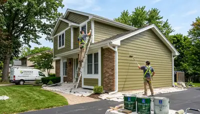 Professional house painters in Milwaukee WI providing expert exterior home painting services