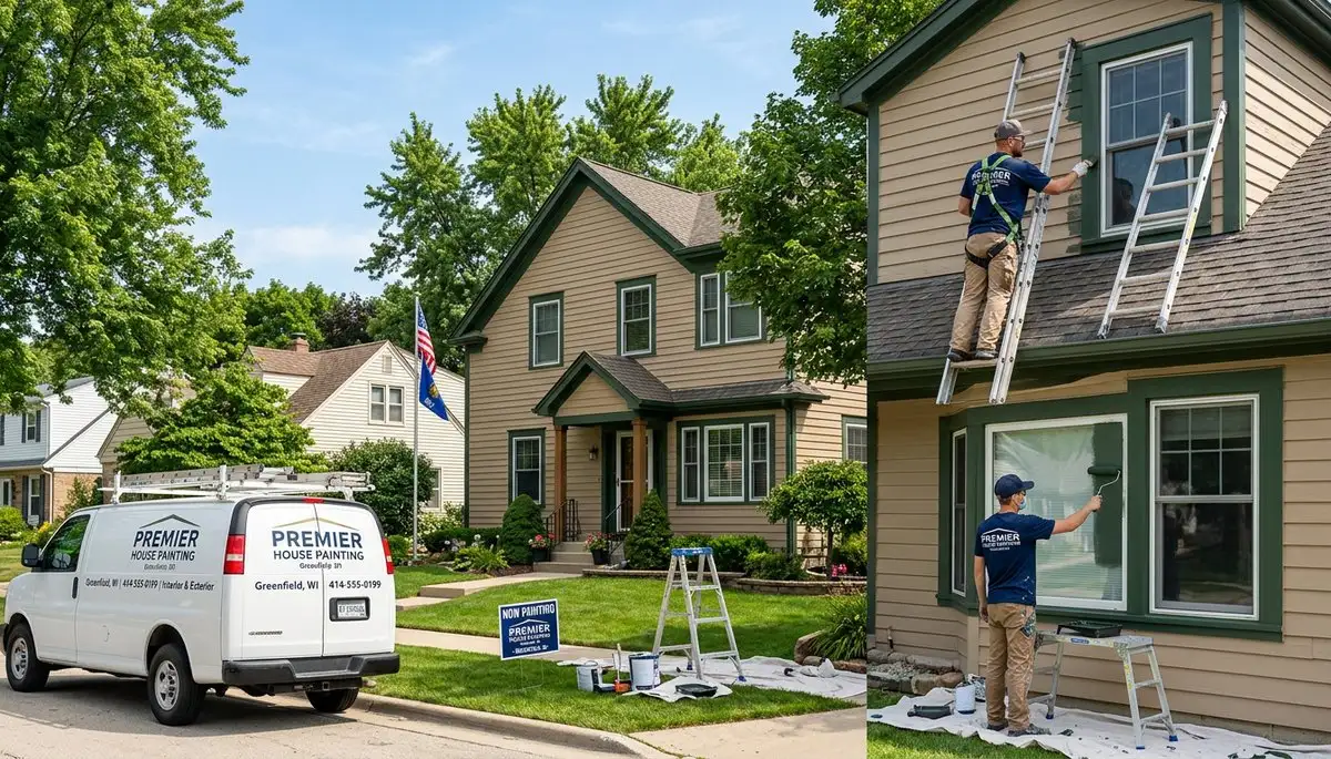 Professional house painters in Milwaukee WI providing expert exterior home painting services