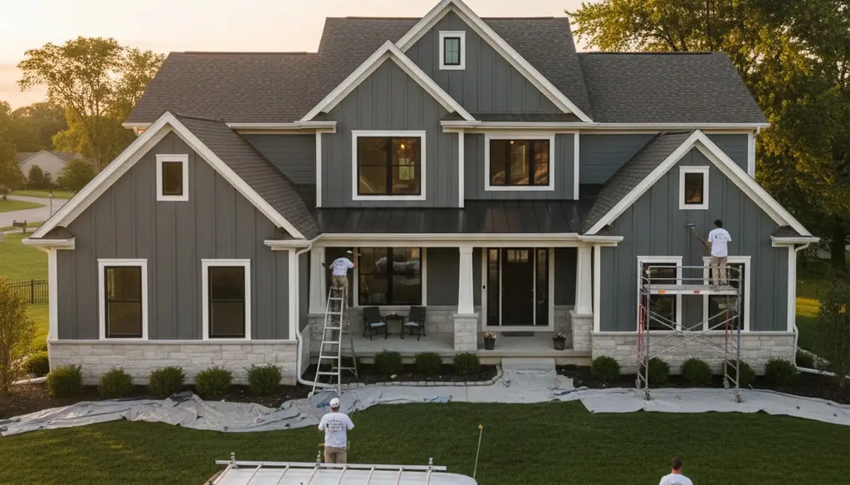 Professional house painters in Milwaukee WI providing expert residential exterior painting services