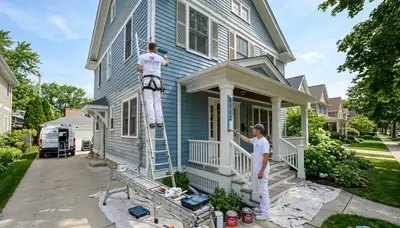 Professional house painters in Milwaukee WI providing expert exterior home painting services