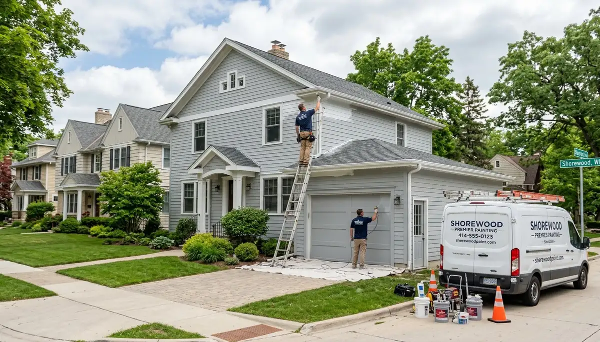 Professional house painters in Milwaukee WI providing expert exterior and interior painting services