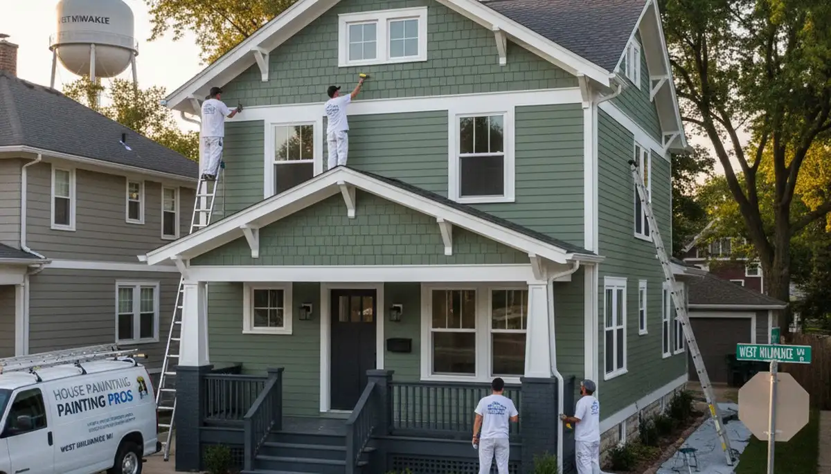Milwaukee, WI house painters providing professional exterior and interior painting services