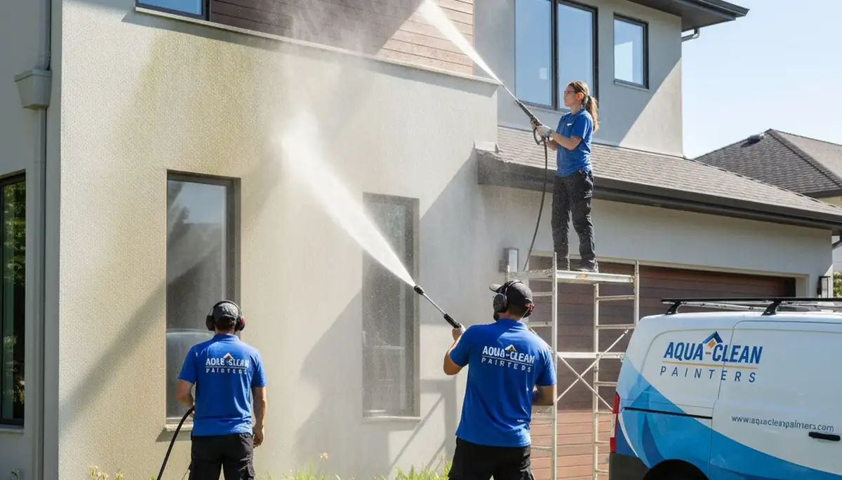 Professional pressure cleaning service restoring home exteriors in Milwaukee, WI