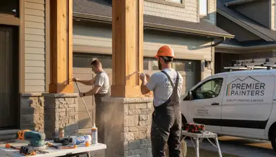 Professional wood rot repair on Milwaukee WI home exterior by expert house painters